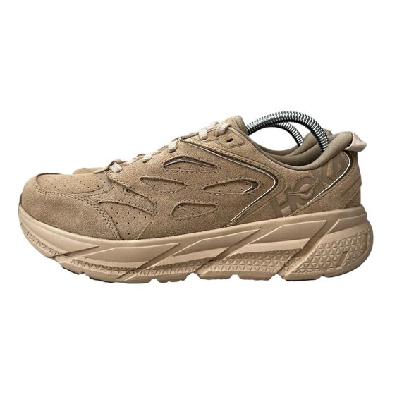 Hoka One One Clifton L Suede Shifting Sand Dune Running Shoes Men\'s Sz 8.5 - 10 main image 9